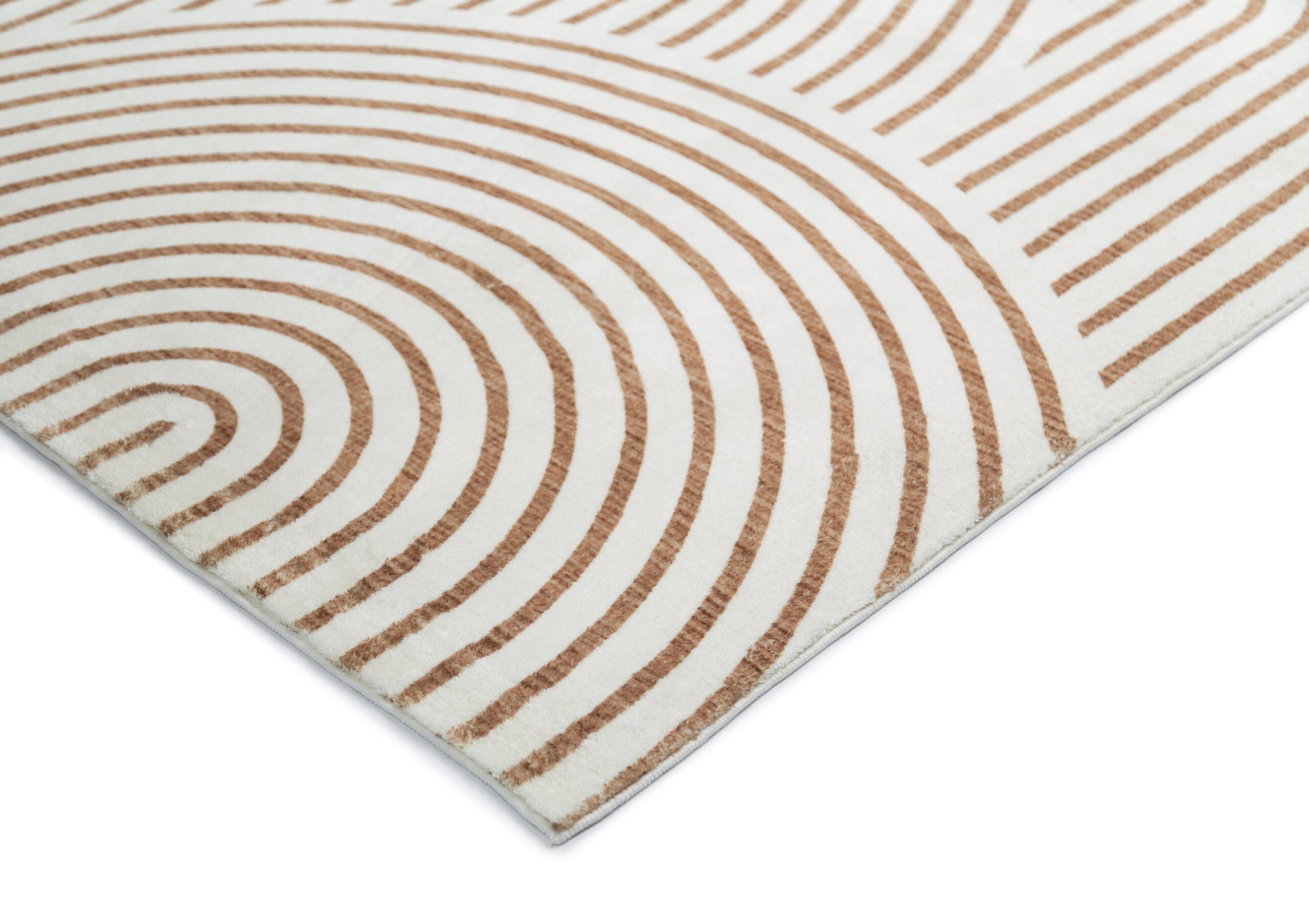 abel brown and cream geometric washable rug abel brown and cream geometric washable rug