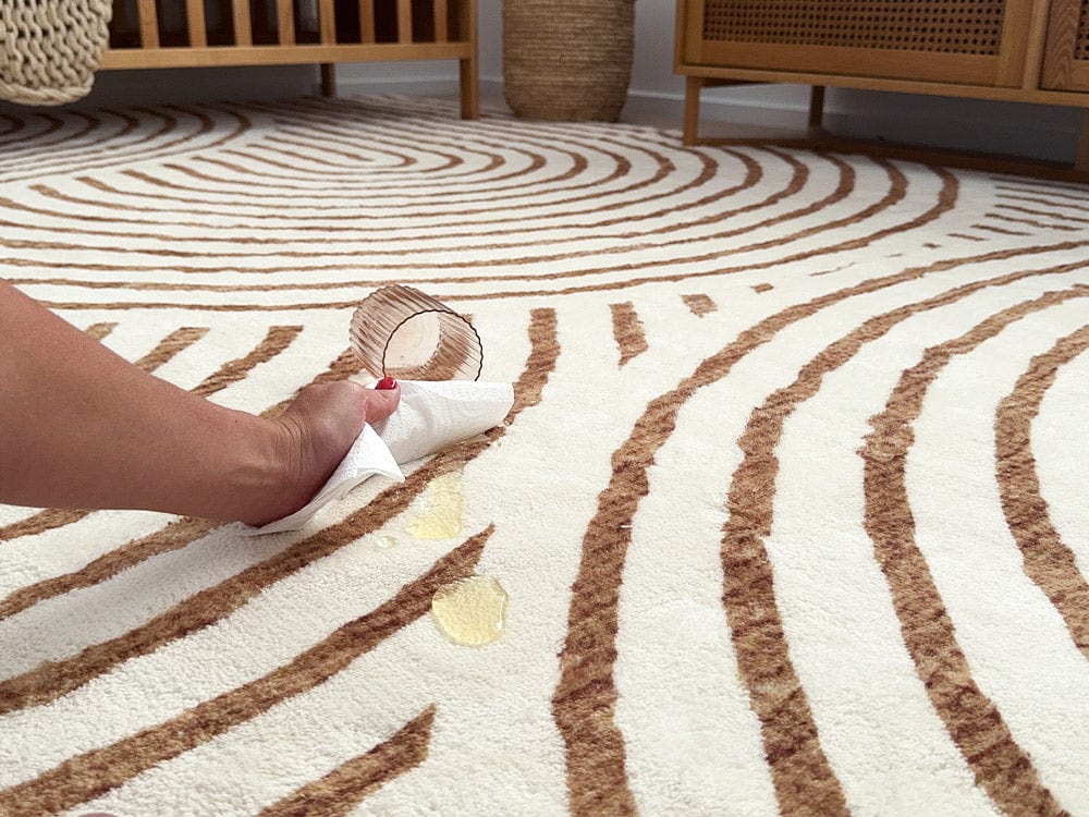 abel brown and cream geometric washable rug abel brown and cream geometric washable rug