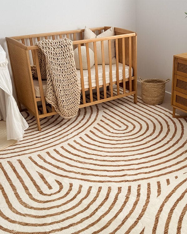 abel brown and cream geometric washable rug abel brown and cream geometric washable rug