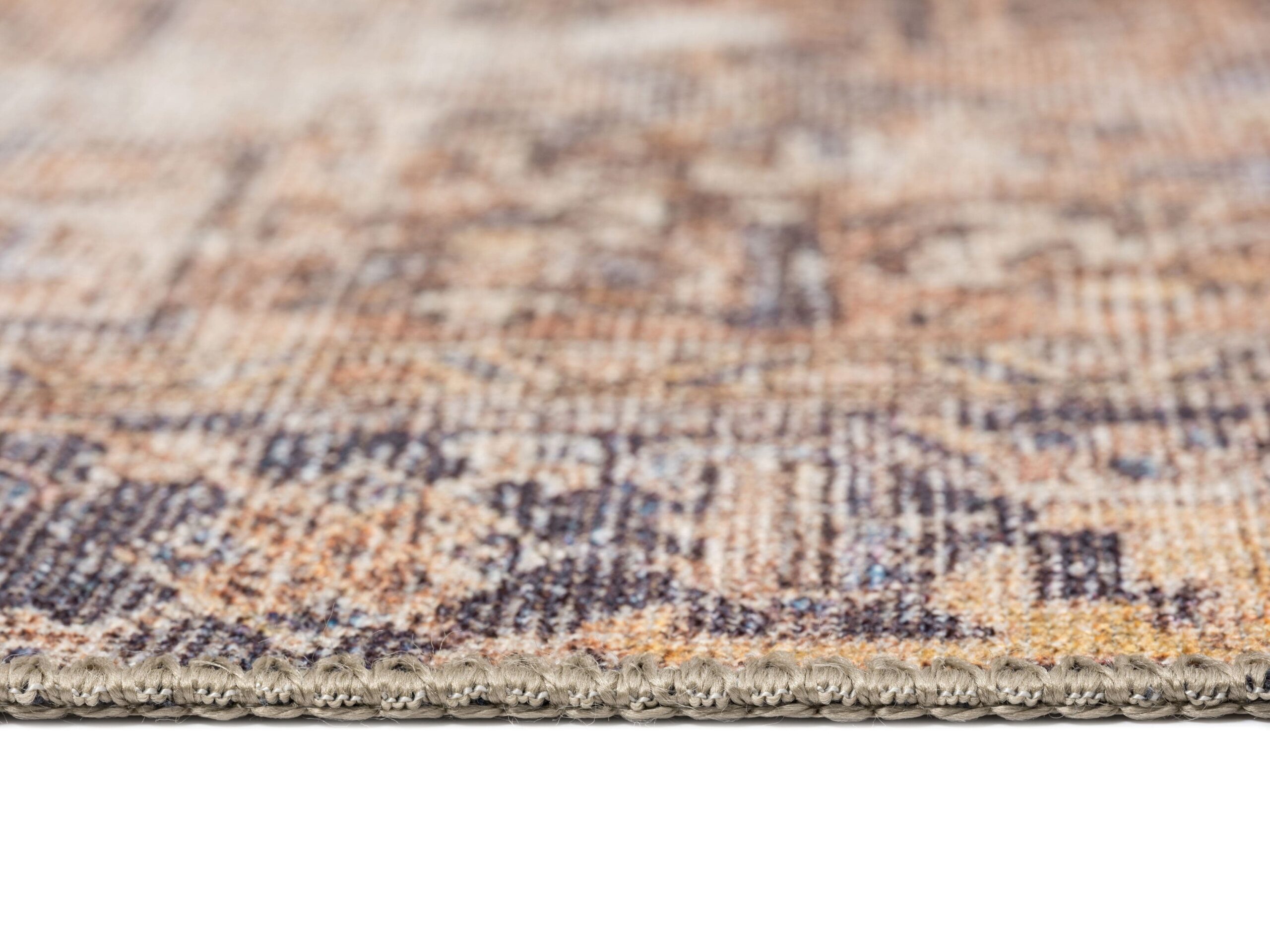 anyel brown and blue traditional distressed washable runner rug anyel brown and blue traditional distressed washable runner rug