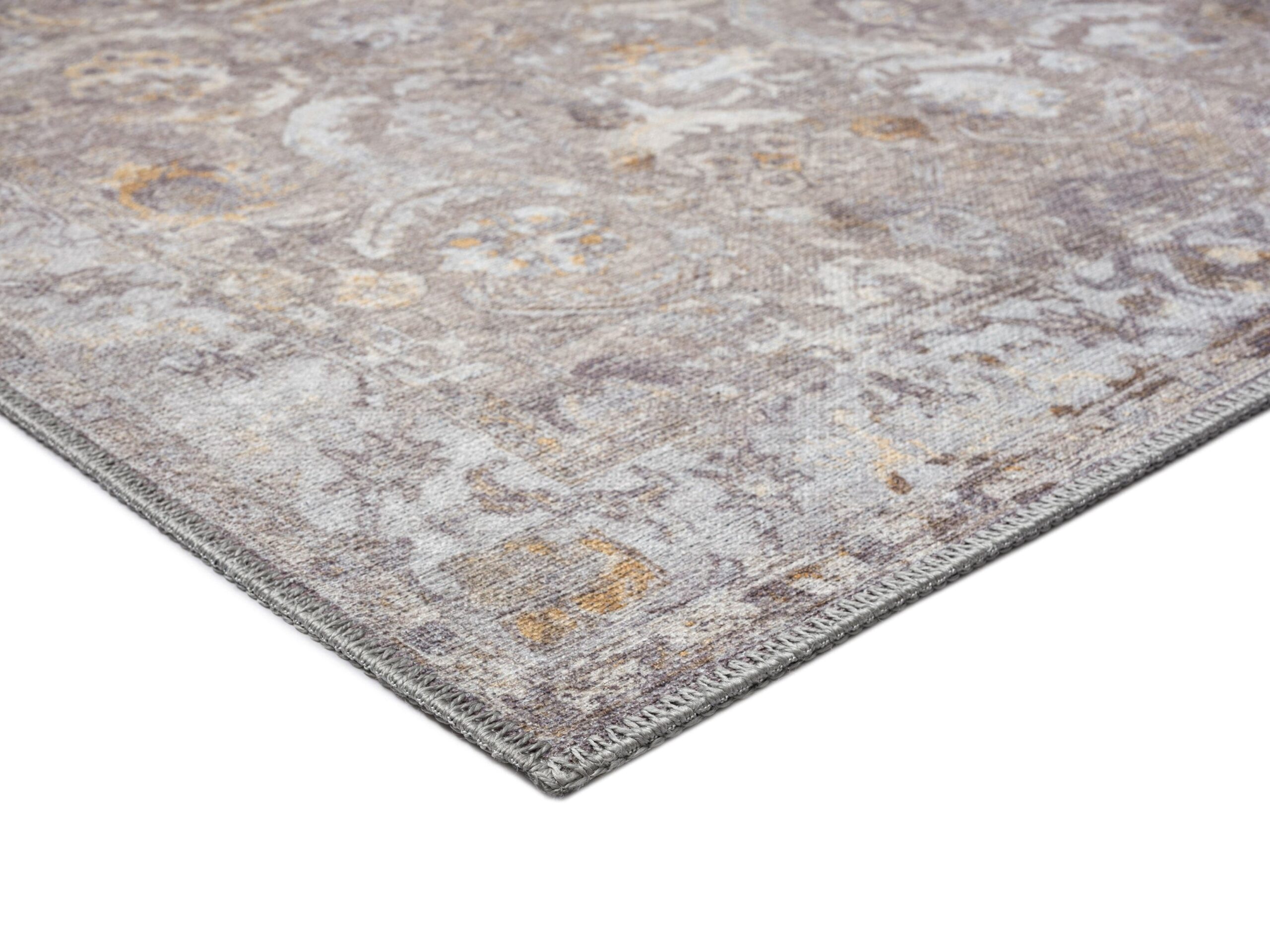 ava grey and gold traditional distressed washable runner rug ava grey and gold traditional distressed washable runner rug