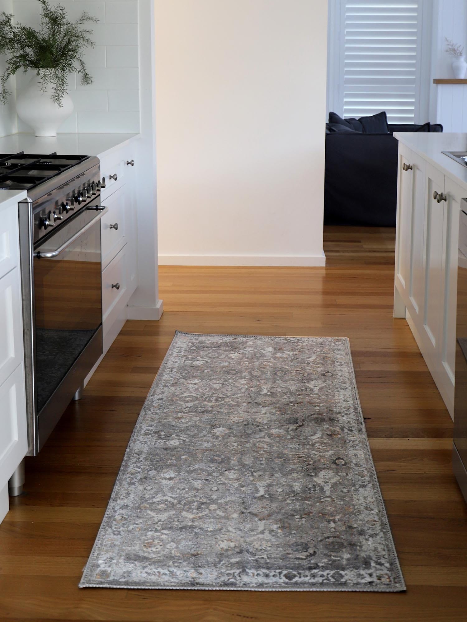 ava grey and gold traditional distressed washable runner rug ava grey and gold traditional distressed washable runner rug