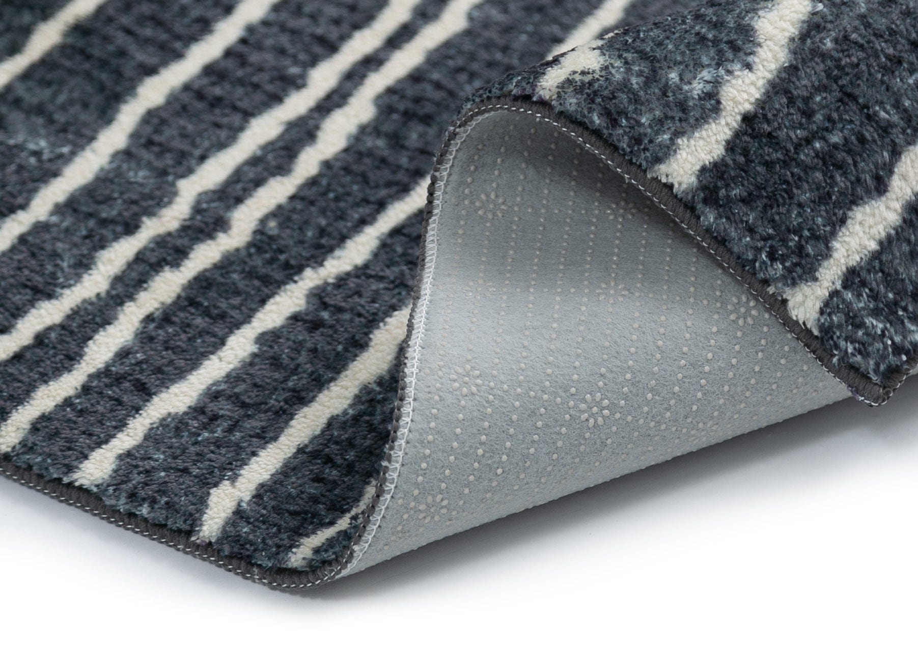 malha black and ivory stripe washable rug malha black and ivory stripe washable rug