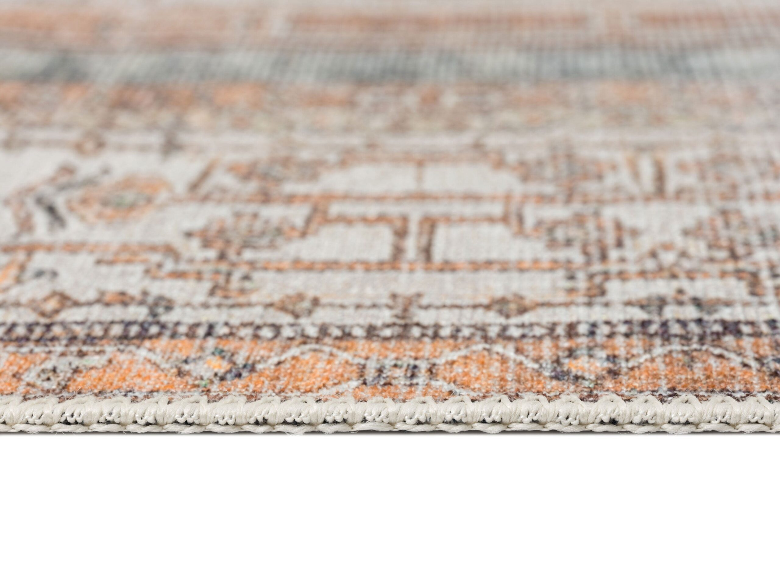priya orange and green traditional distressed washable rug priya orange and green traditional distressed washable rug
