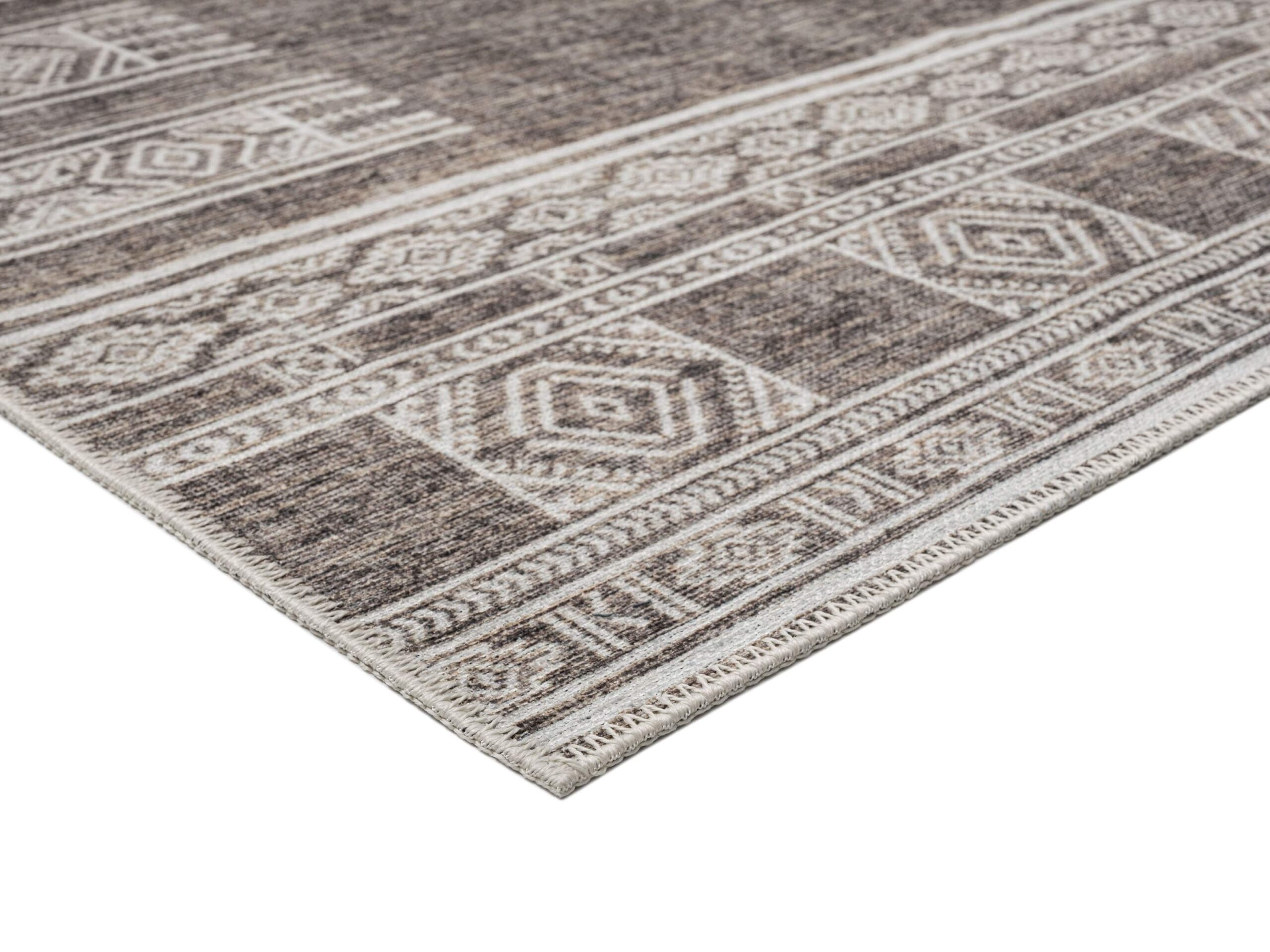 raia charcoal and grey tribal distressed washable runner rug raia charcoal and grey tribal distressed washable runner rug