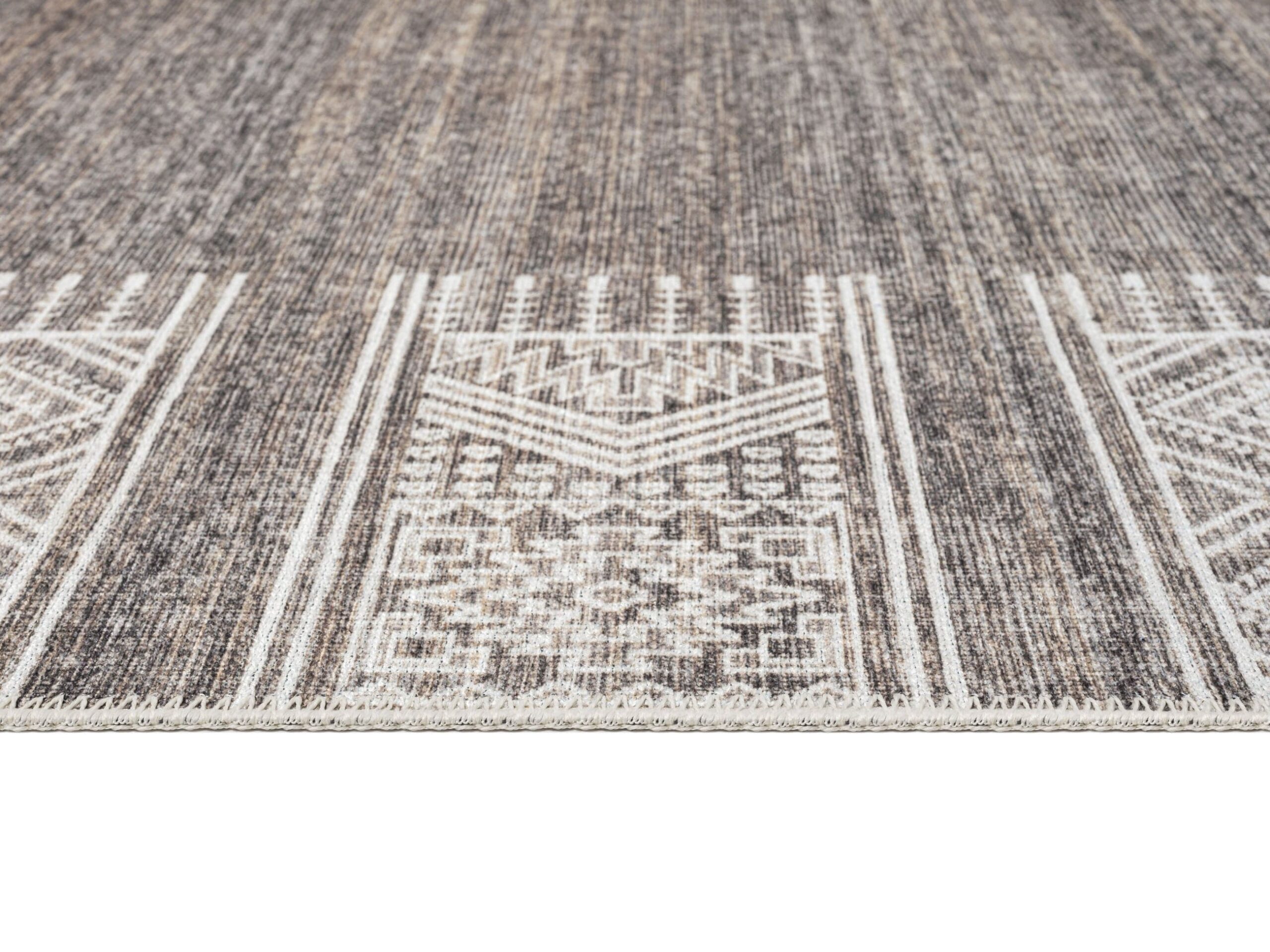 raia charcoal and grey tribal distressed washable runner rug raia charcoal and grey tribal distressed washable runner rug