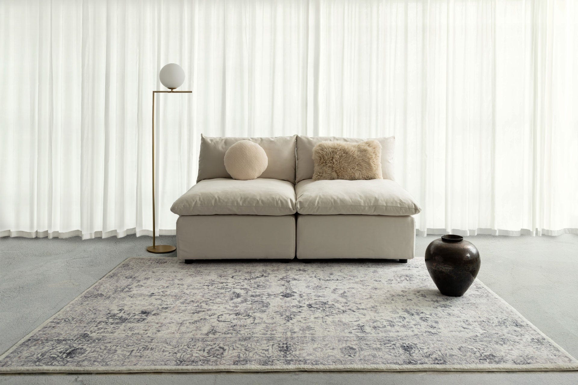 sakalar grey floral medallion washable rug sakalar grey floral medallion washable rug