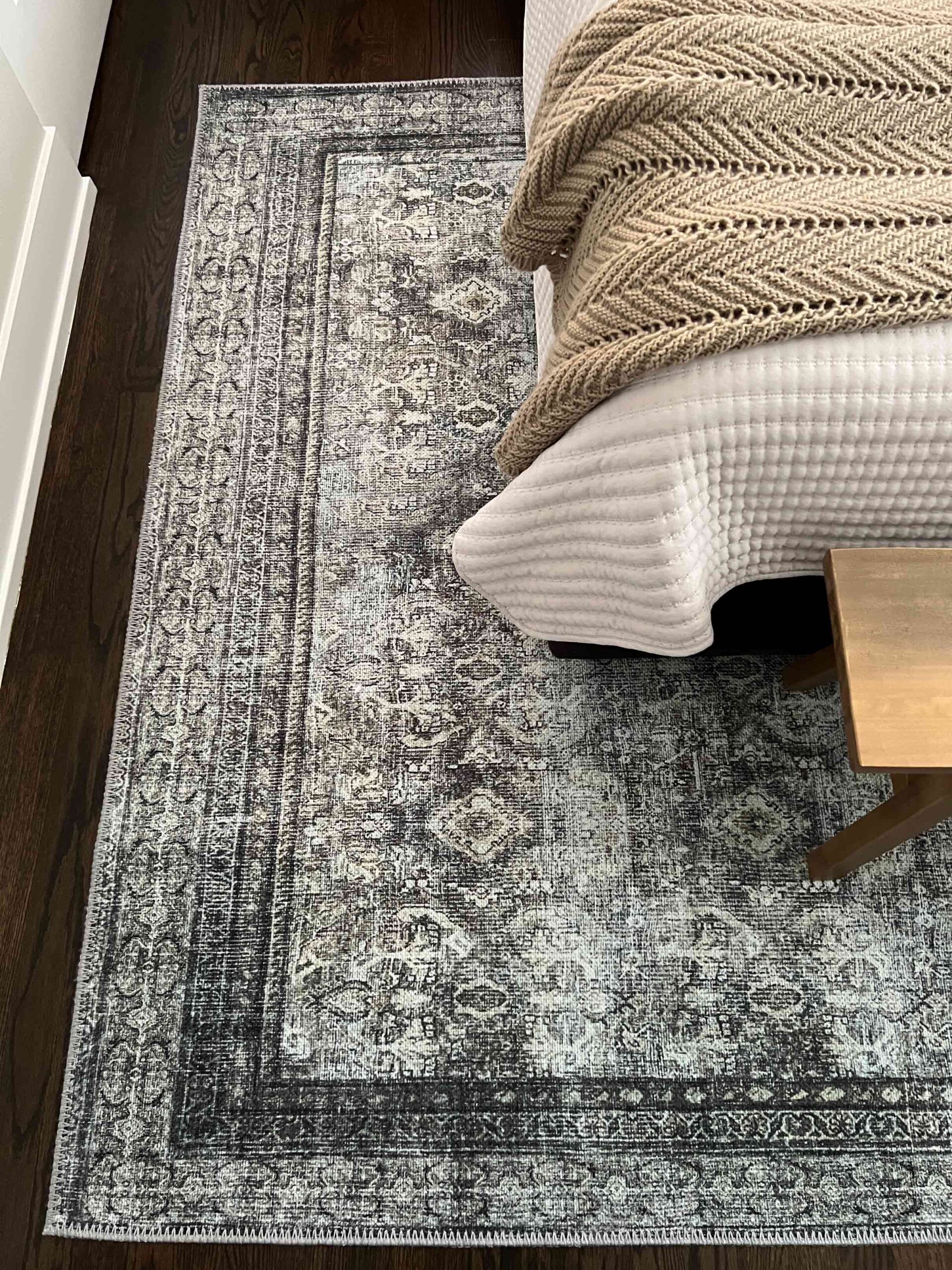 santi green and grey traditional distressed washable rug santi green and grey traditional distressed washable rug