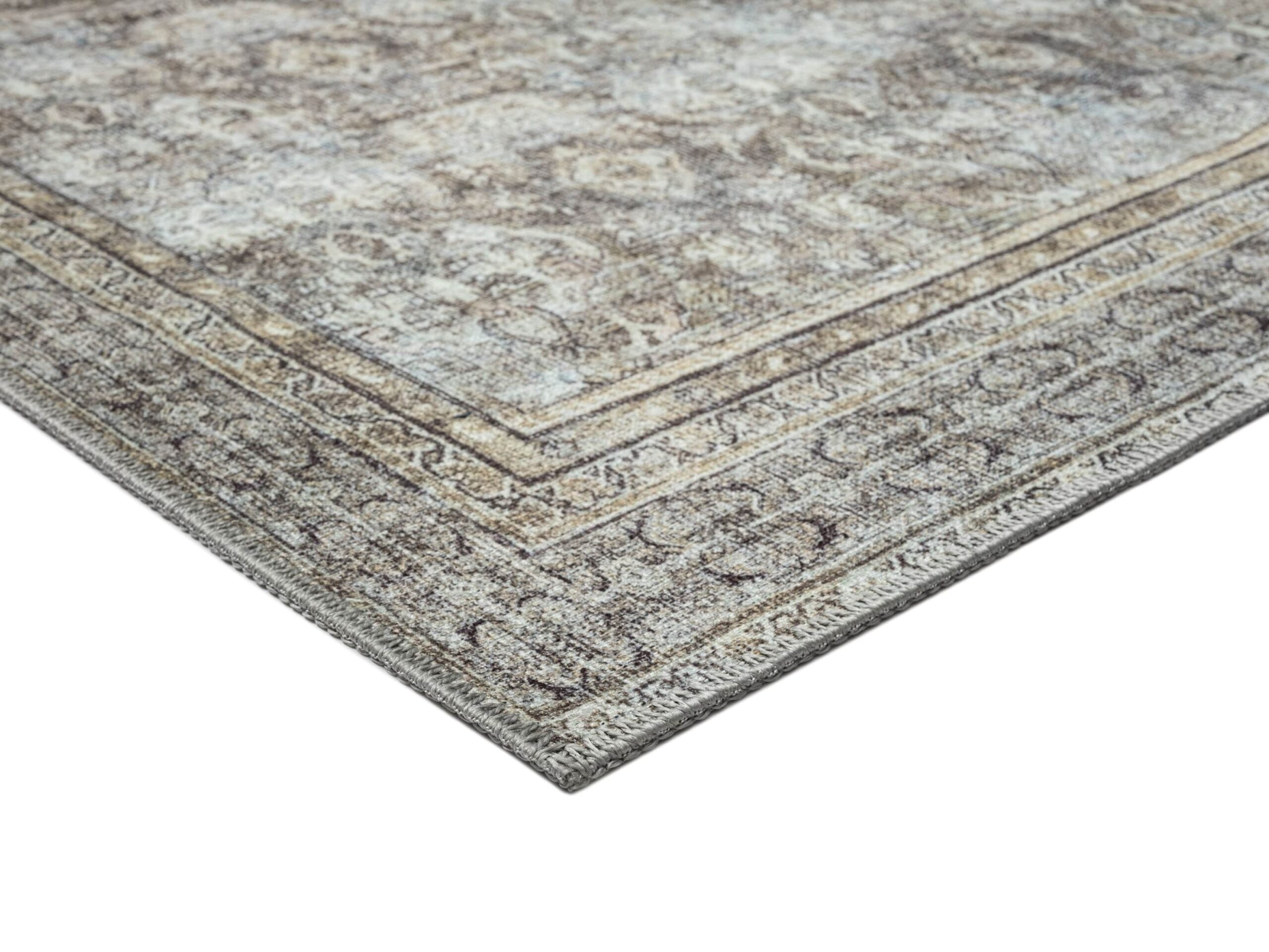 santi green and grey traditional distressed washable rug santi green and grey traditional distressed washable rug