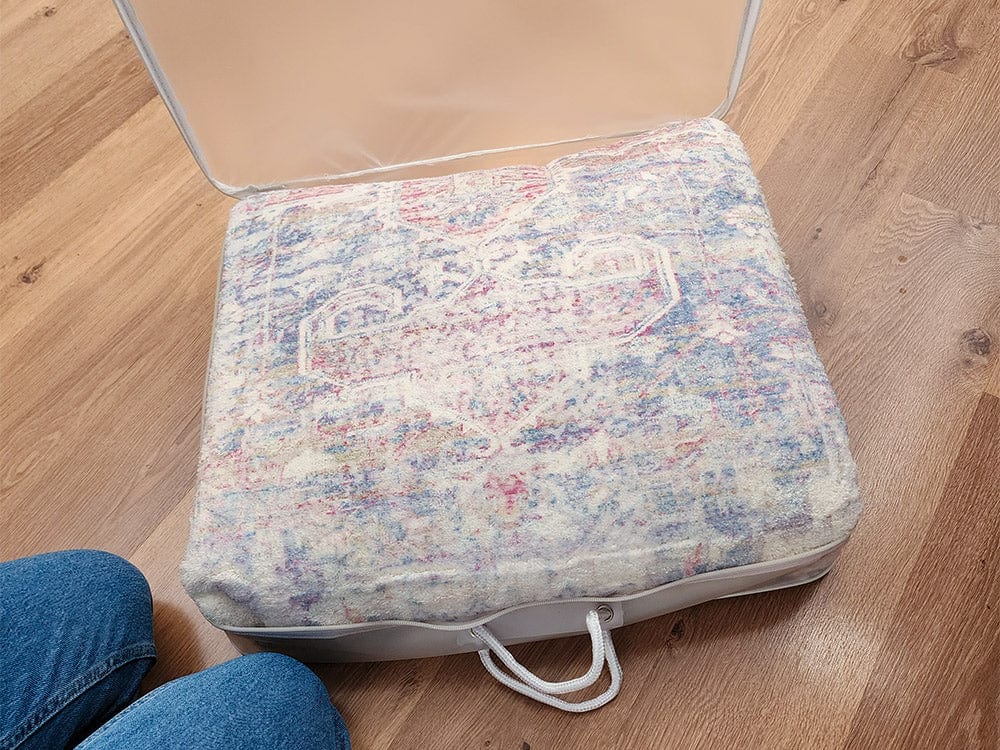 seri pink and blue medallion washable rug seri pink and blue medallion washable rug