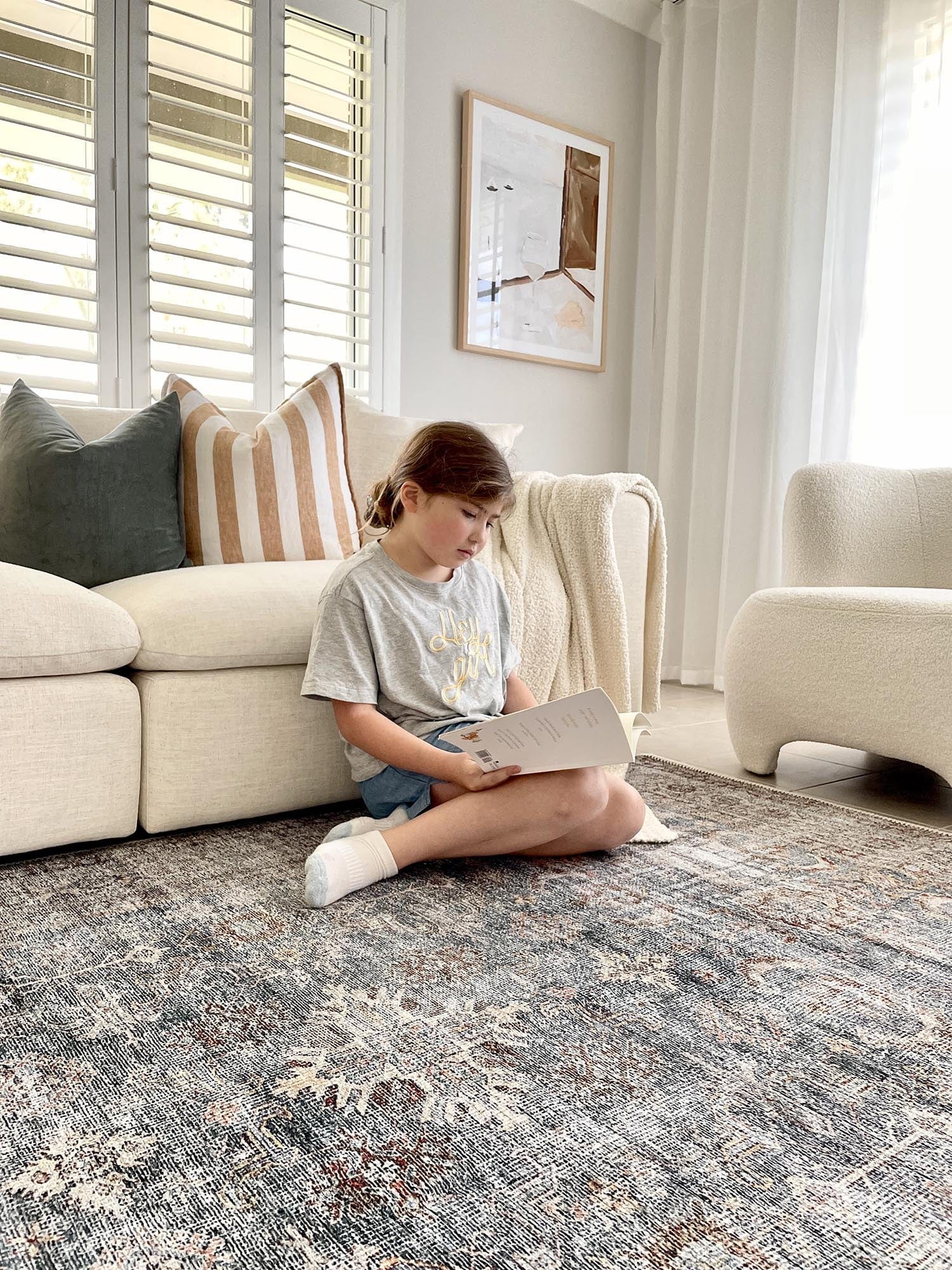 sorra blue and brown traditional distressed washable rug sorra blue and brown traditional distressed washable rug