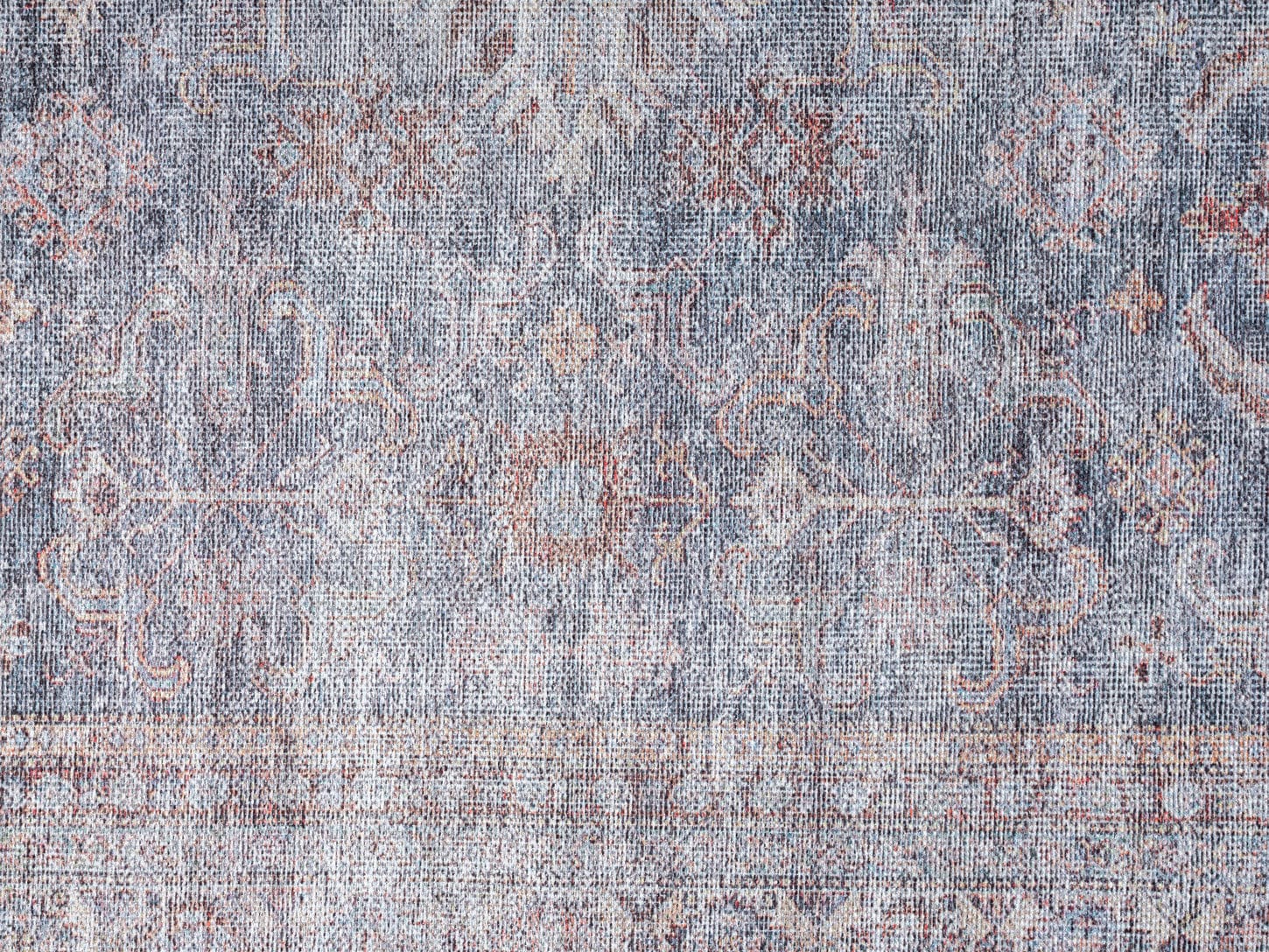 sorra blue and brown traditional distressed washable rug sorra blue and brown traditional distressed washable rug