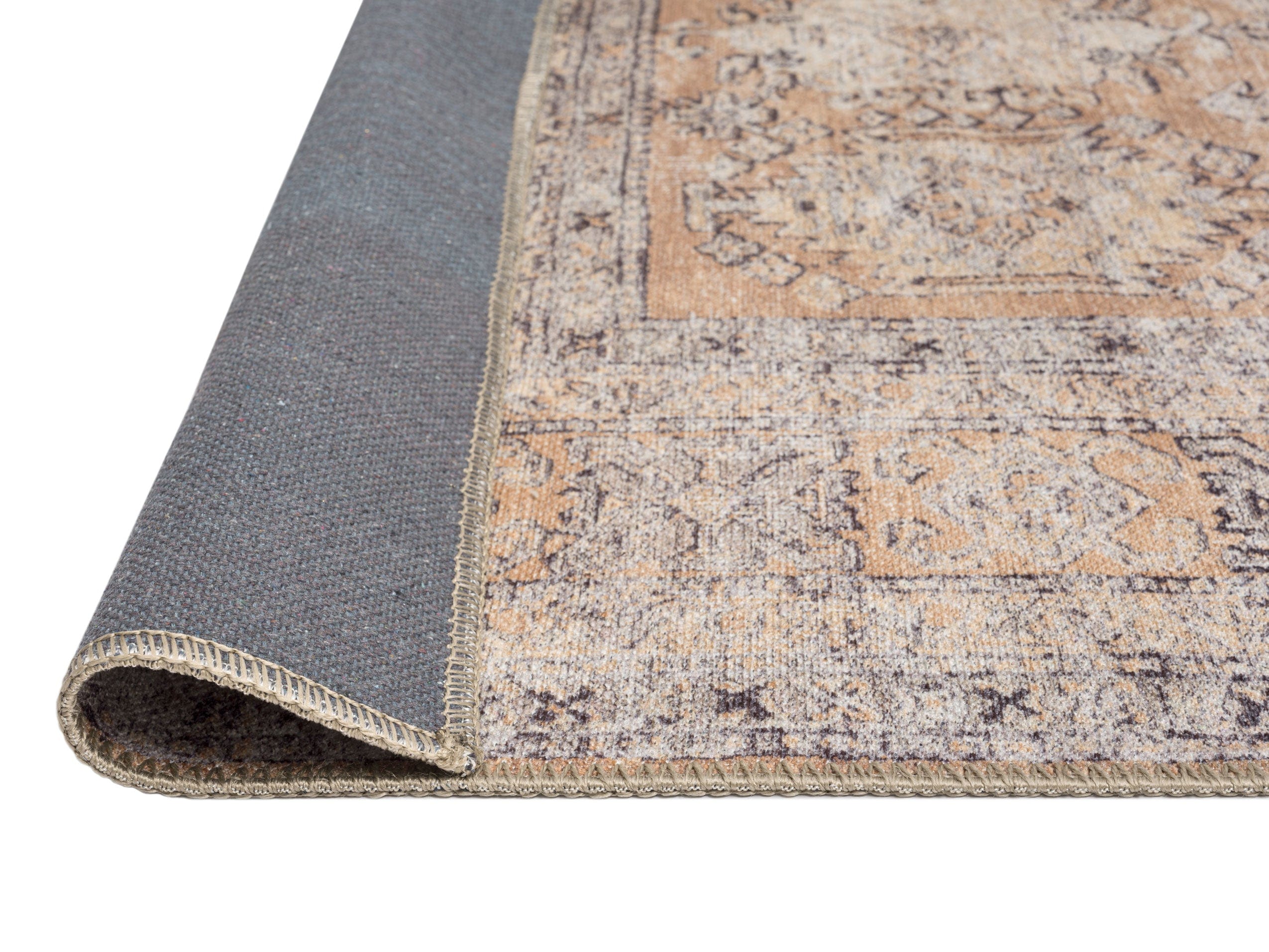 sydelle brown and grey traditional distressed washable rug sydelle brown and grey traditional distressed washable rug