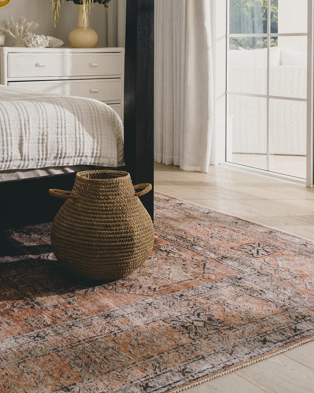 sydelle brown and grey traditional distressed washable rug sydelle brown and grey traditional distressed washable rug