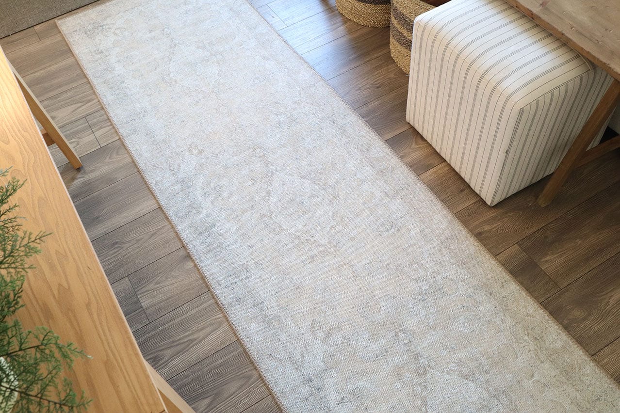 tinka beige and grey traditional distressed washable runner rug tinka beige and grey traditional distressed washable runner rug