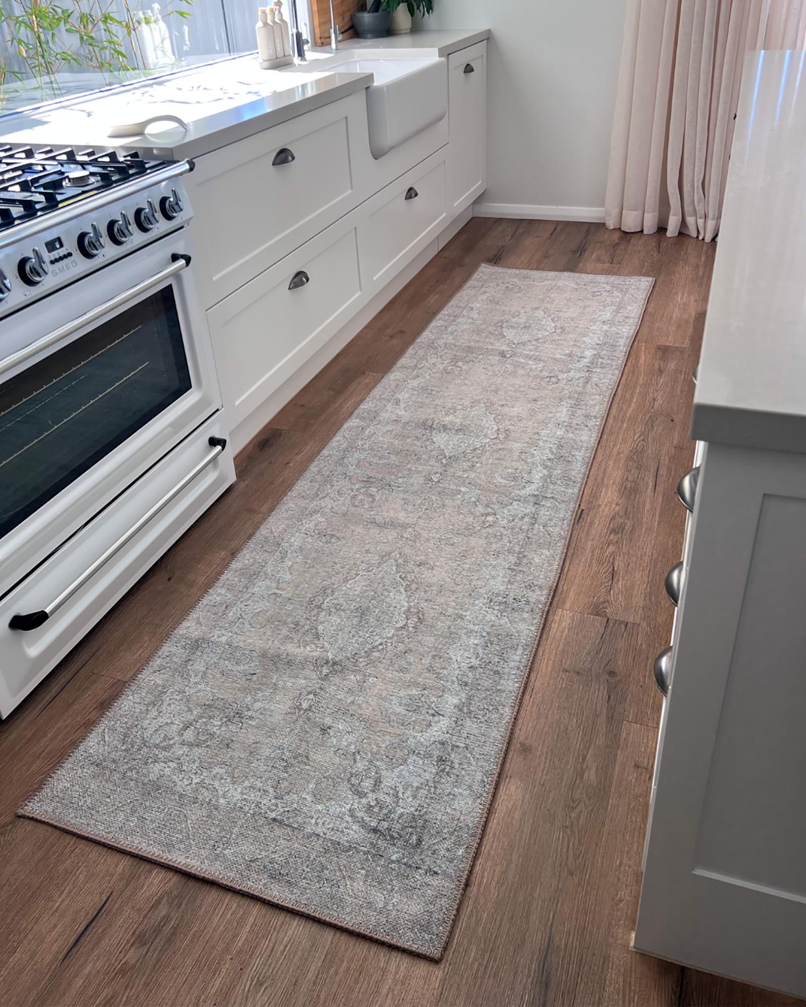 tinka beige and grey traditional distressed washable runner rug tinka beige and grey traditional distressed washable runner rug