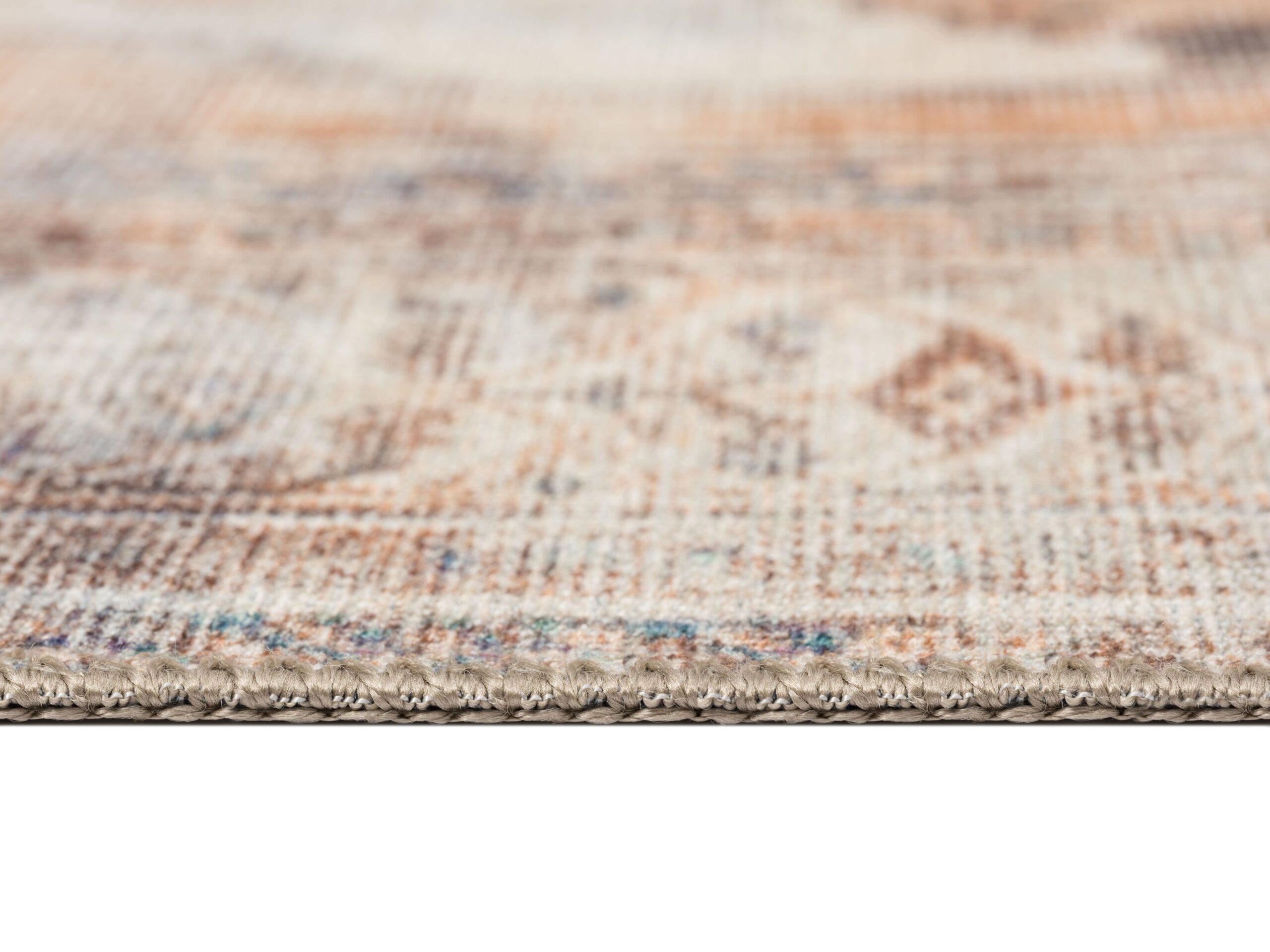 yvana brown and beige traditional distressed washable rug yvana brown and beige traditional distressed washable rug
